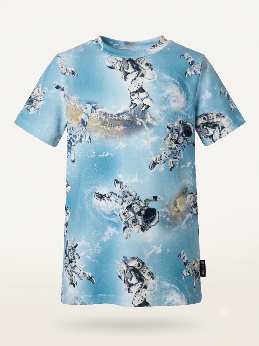 Molo Blue Astronaut Graphic Tee